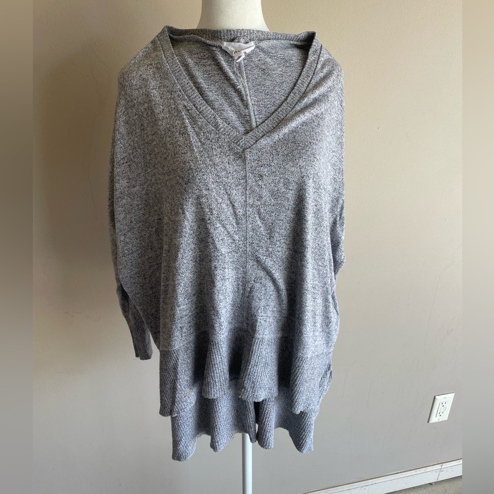 Classic Gray V-Neck Sweater